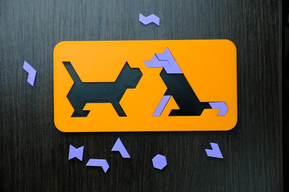 The Dog And The Cat Puzzle, photo 4 of 4 - The Dog And The Cat Puzzle Pets
