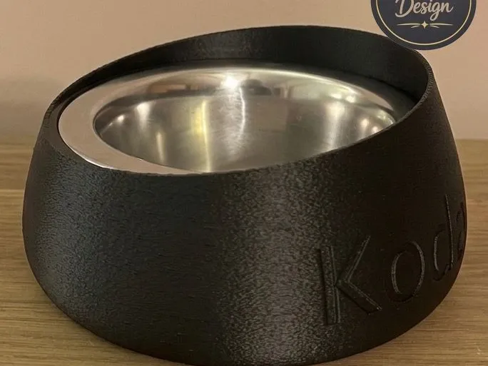 The Drop - Elegant Personalized Pet Bowl Stand