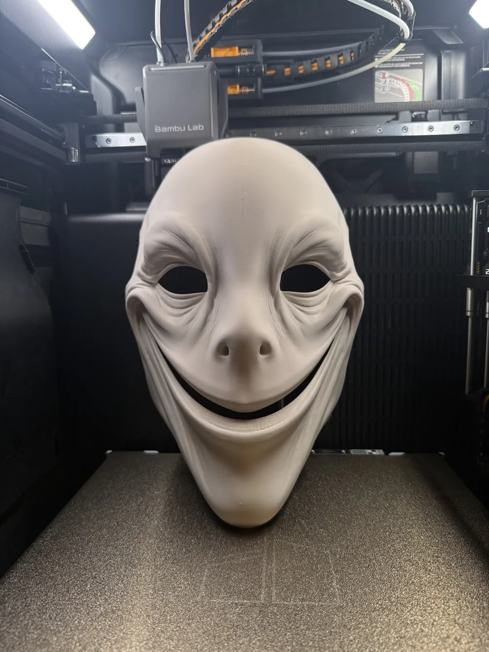 The Grinning One - Halloween Horror Mask, photo 2 of 4 - The Grinning One - Halloween Horror Mask Props & Cosplay
