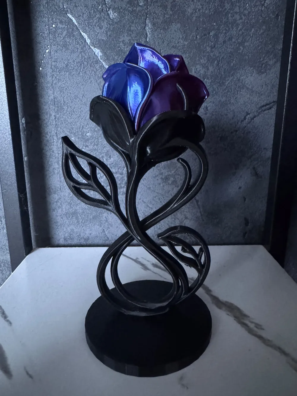 The Infinite Rose Decor Ornament, photo 5 of 5 - Decorative Spheres & Objects, flower