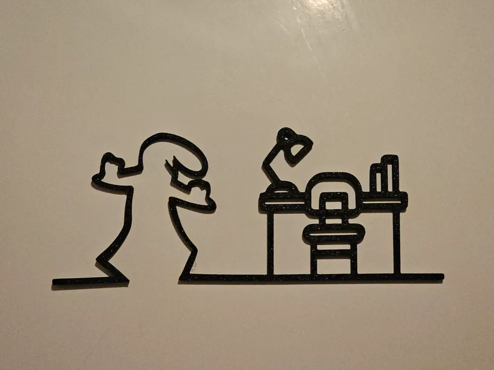 The Line (La Linea) - Office Sign