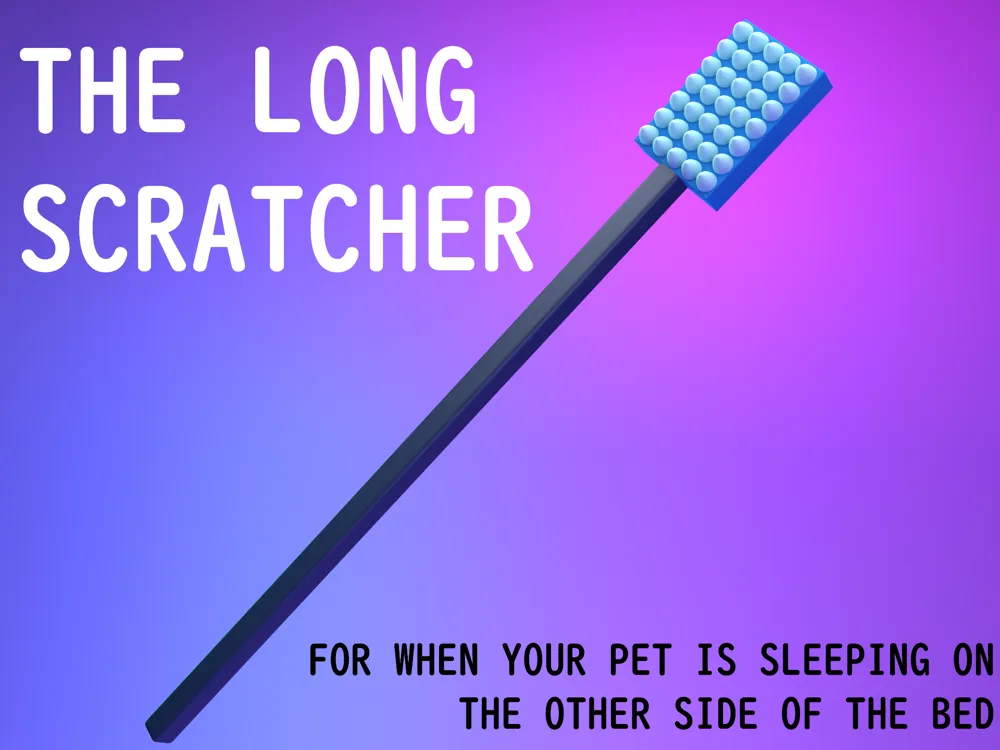 The long pet scratcher