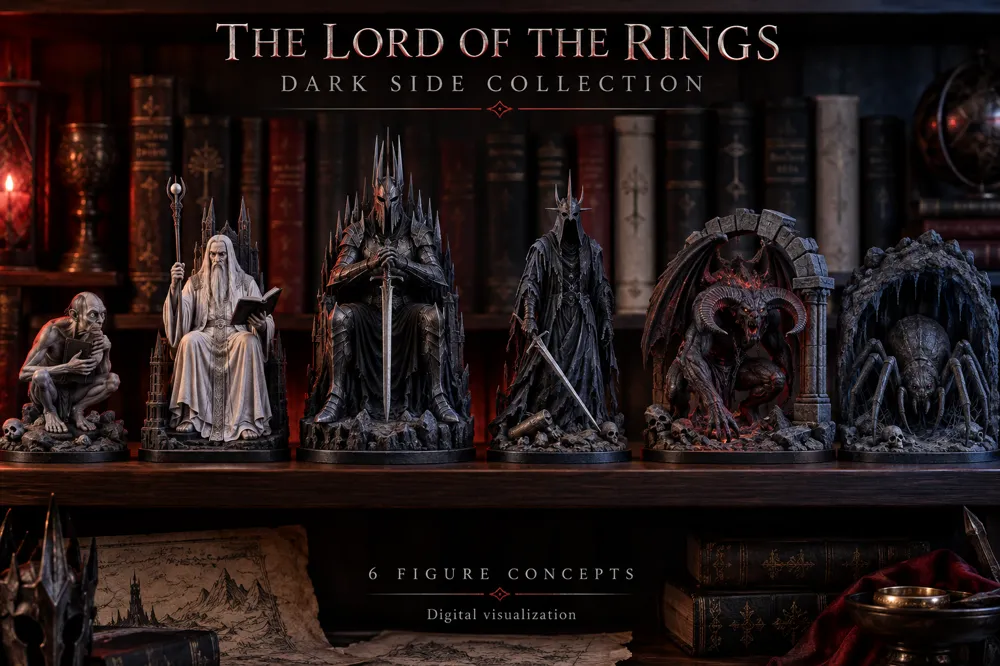 THE LORD OF THE RINGS DARK SIDE COLLECTION, photo 2 of 4 - THE LORD OF THE RINGS DARK SIDE COLLECTION Art