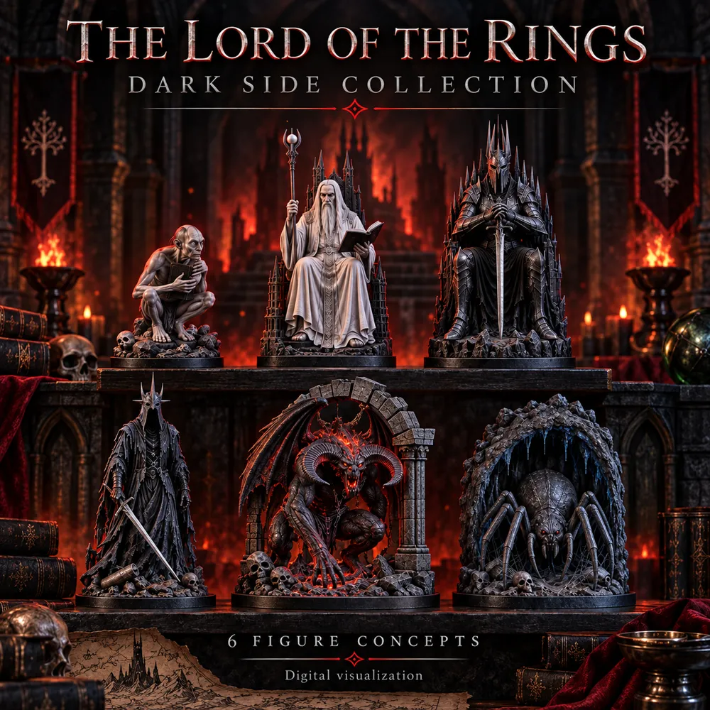 THE LORD OF THE RINGS DARK SIDE COLLECTION, photo 3 of 4 - THE LORD OF THE RINGS DARK SIDE COLLECTION Art