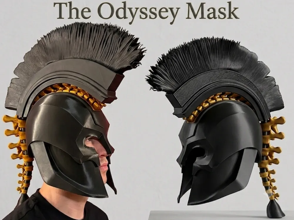 The Odyssey Spartan Mask Helmet - Movie & Fantasy Helmets, in stock