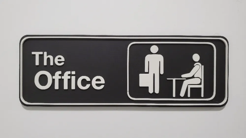 "The Office" Sign, photo 2 of 4 - Gaming & Pop Culture Signs, theofficesign