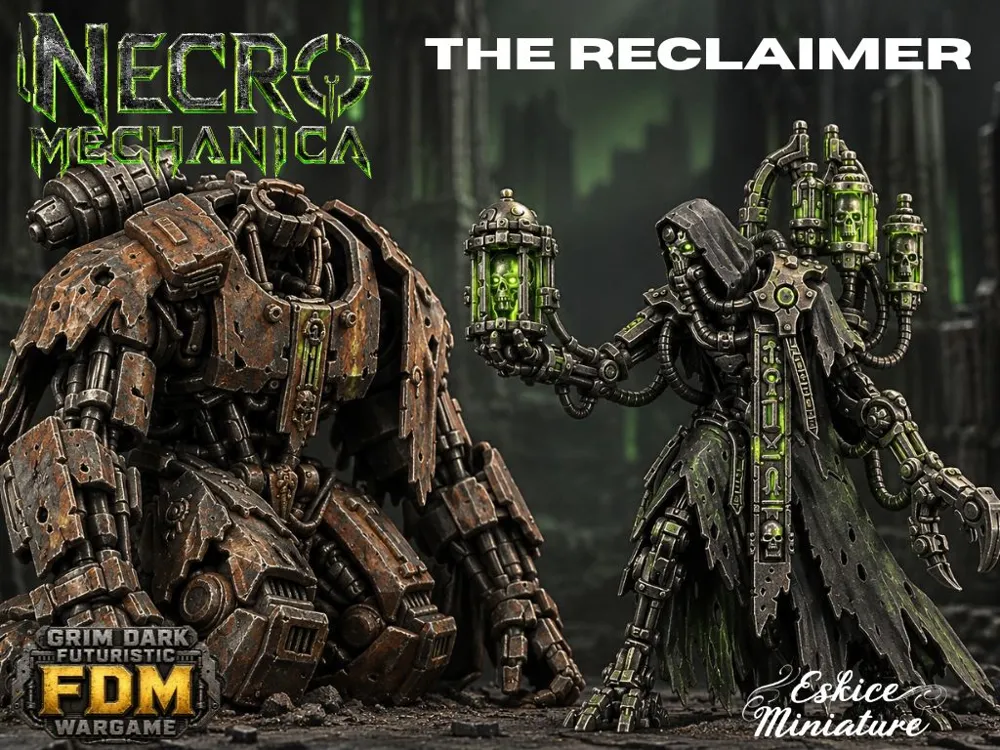 The Reclaimer, Necro Mechanica 32mm Grim Reach, photo 2 of 4 - The Reclaimer, Necro Mechanica 32mm Grim Reach Miniatures