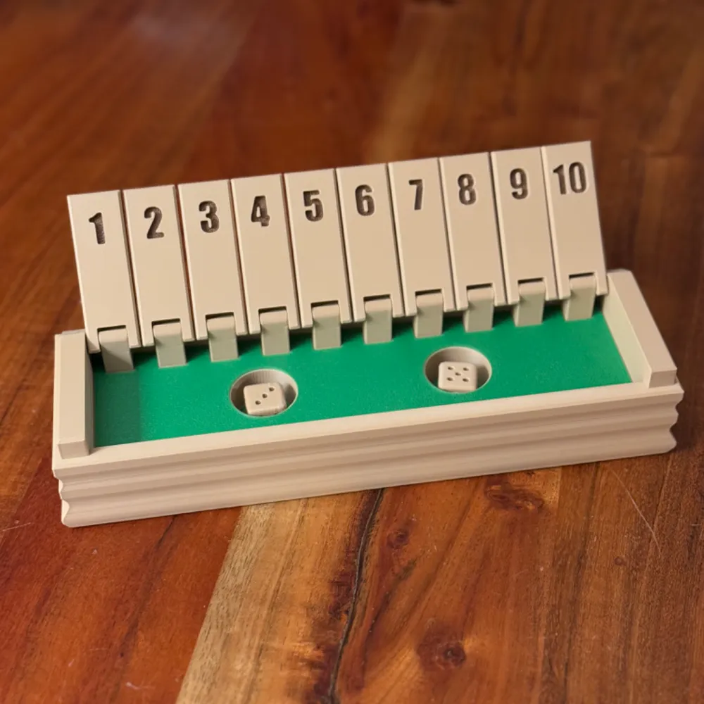 Das Klappenspiel | Shut the Box, photo 2 of 4 - Storage Bins & Boxes, Game