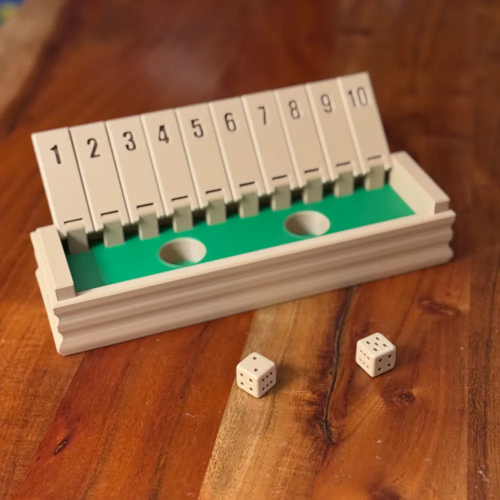 Das Klappenspiel | Shut the Box, photo 3 of 4 - Storage Bins & Boxes, games