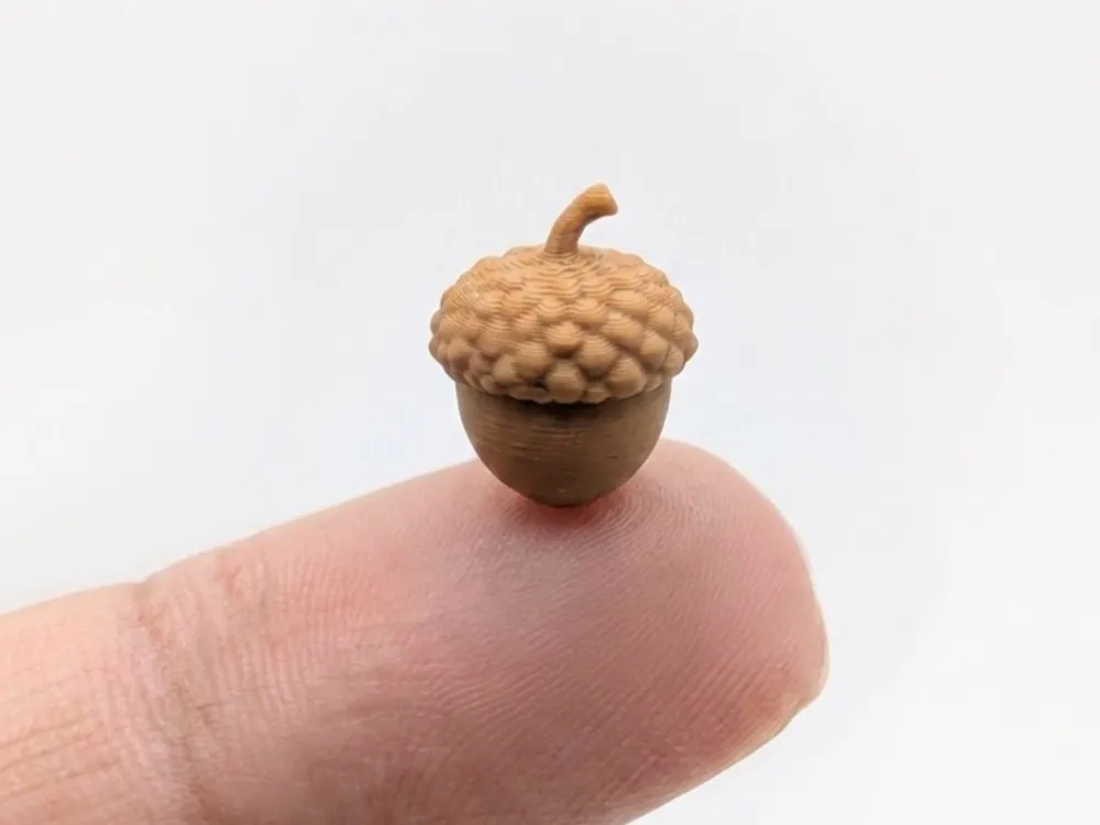 The smallest acorn in the world (Nozzle 0.4), photo 3 of 4 - The smallest acorn in the world (Nozzle 0.4) Tools & Workshop