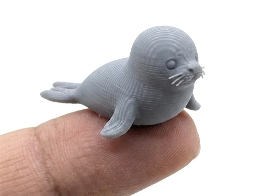 The smallest seal in the world (Nozzle 0.4), photo 3 of 4 - The smallest seal in the world (Nozzle 0.4) Miniatures