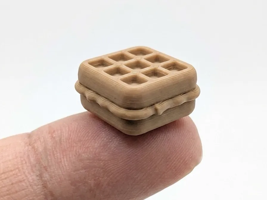 The smallest waffles in the world (Nozzle 0.4), photo 3 of 4 - The smallest waffles in the world (Nozzle 0.4) Miniatures