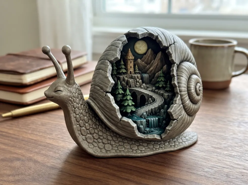 The Snail of the Hidden Valley, photo 2 of 4 - The Snail of the Hidden Valley Household