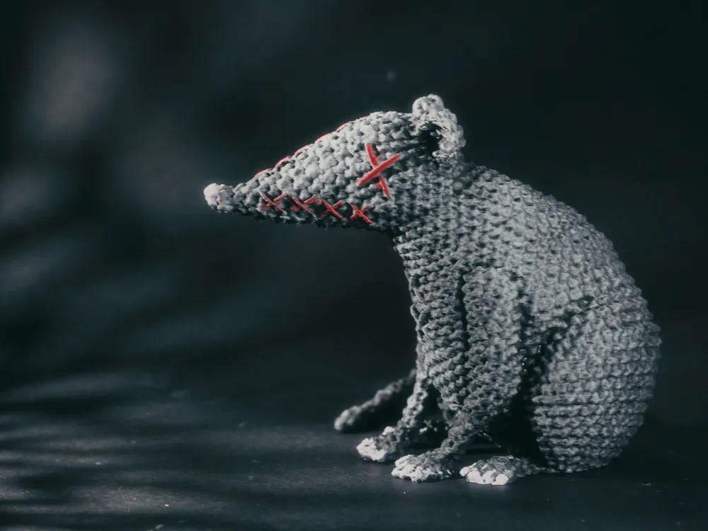 The Stitchling Voodoo Dolls: Possumortis, photo 2 of 4 - The Stitchling Voodoo Dolls: Possumortis Miniatures