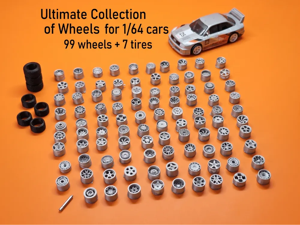 The Ultimate collection of rims and tires 1/64, photo 4 of 4 - The Ultimate collection of rims and tires 1/64 Toys & Games