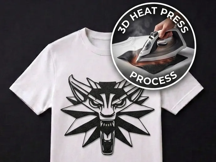 The Witcher White Wolf - T-shirt, photo 3 of 4 - The Witcher White Wolf - T-shirt Fashion