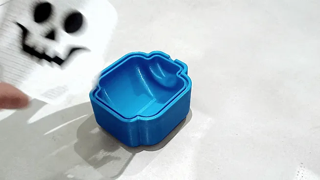 Thermoformed Halloween Skeleton Candy Holder, photo 4 of 4 - Thermoformed Halloween Skeleton Candy Holder Toys & Games