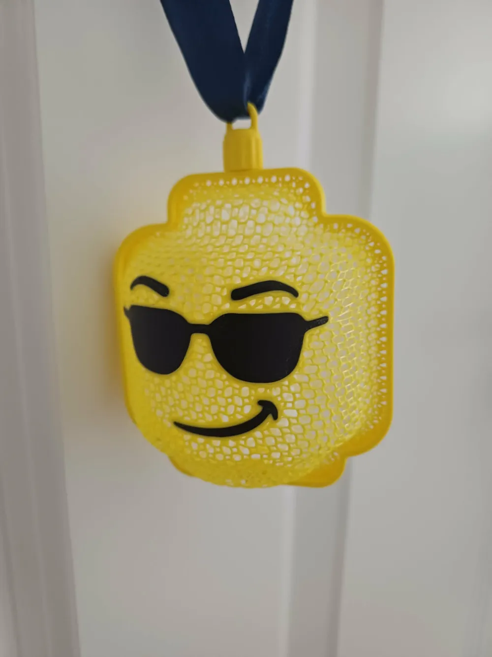 Thermoformed Minifigure Head Christmas Ornament, photo 2 of 4 - Thermoformed Minifigure Head Christmas Ornament Household