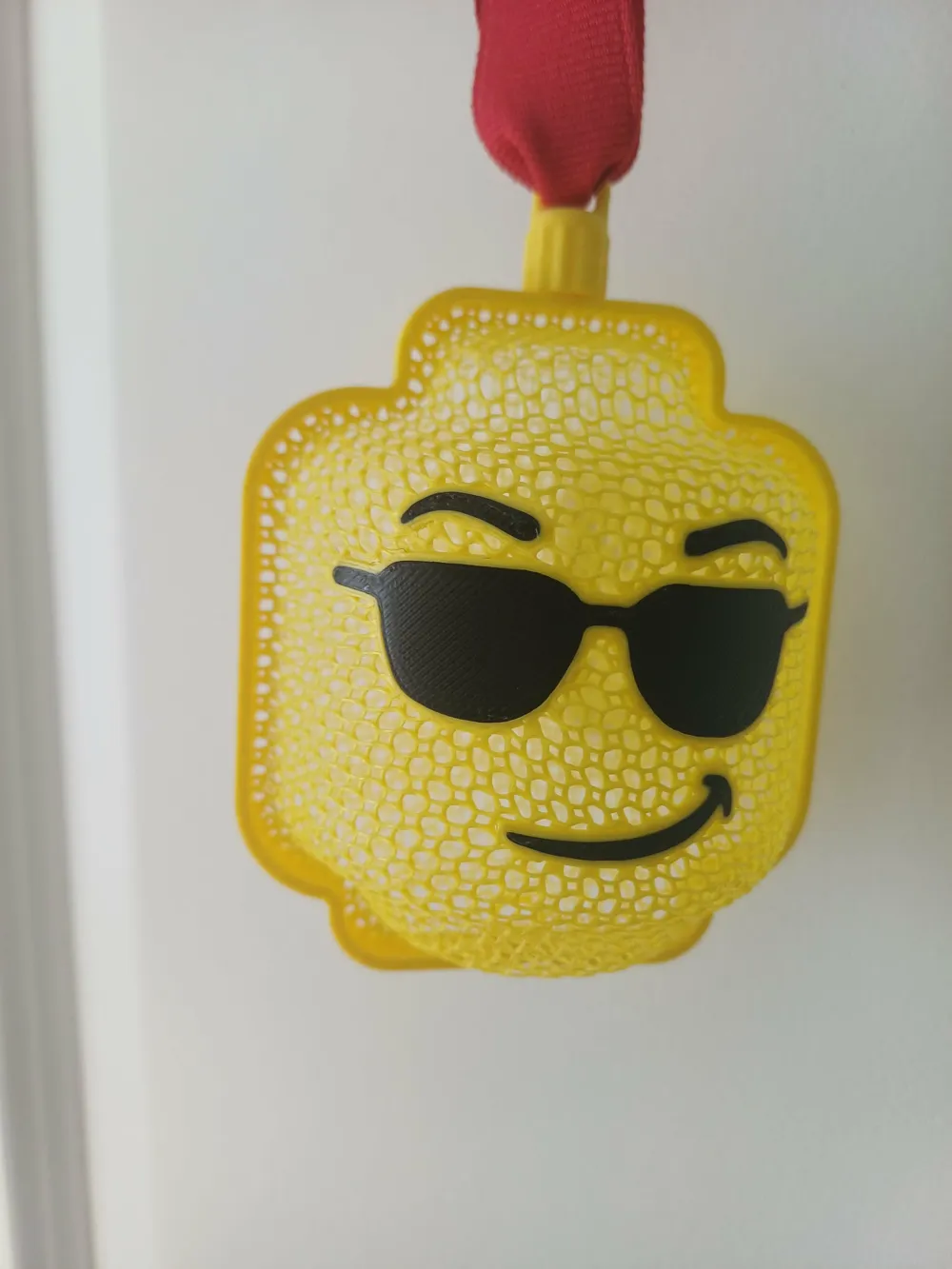 Thermoformed Minifigure Head Christmas Ornament, photo 3 of 4 - Thermoformed Minifigure Head Christmas Ornament Household