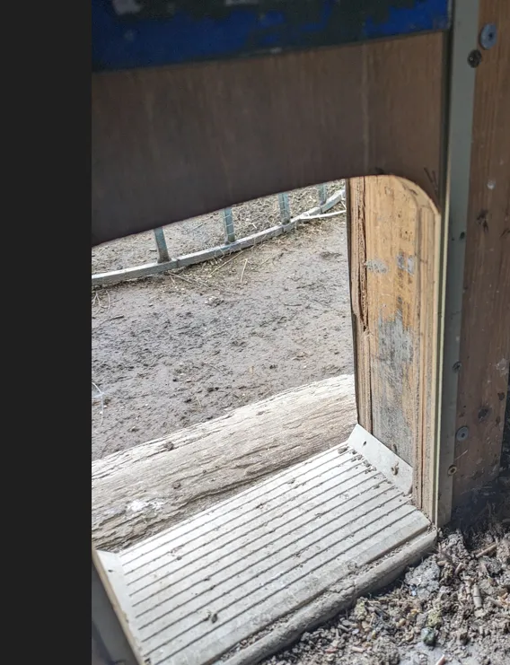 Threshold for Chicken Coop Door