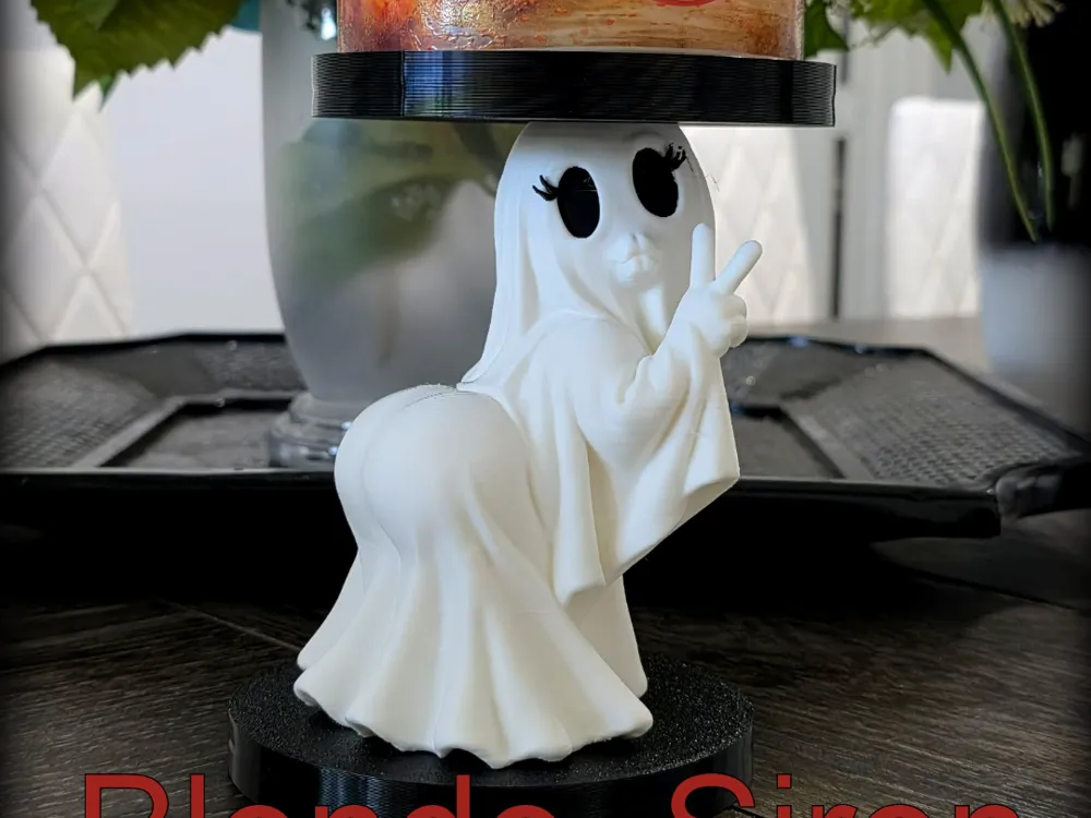 Throwing it Back Cheeky Ghost Candle Holder - Candle Stands & Candlesticks, in stock in India