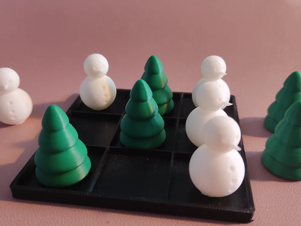 Tic Tac Toe Noël Hiver