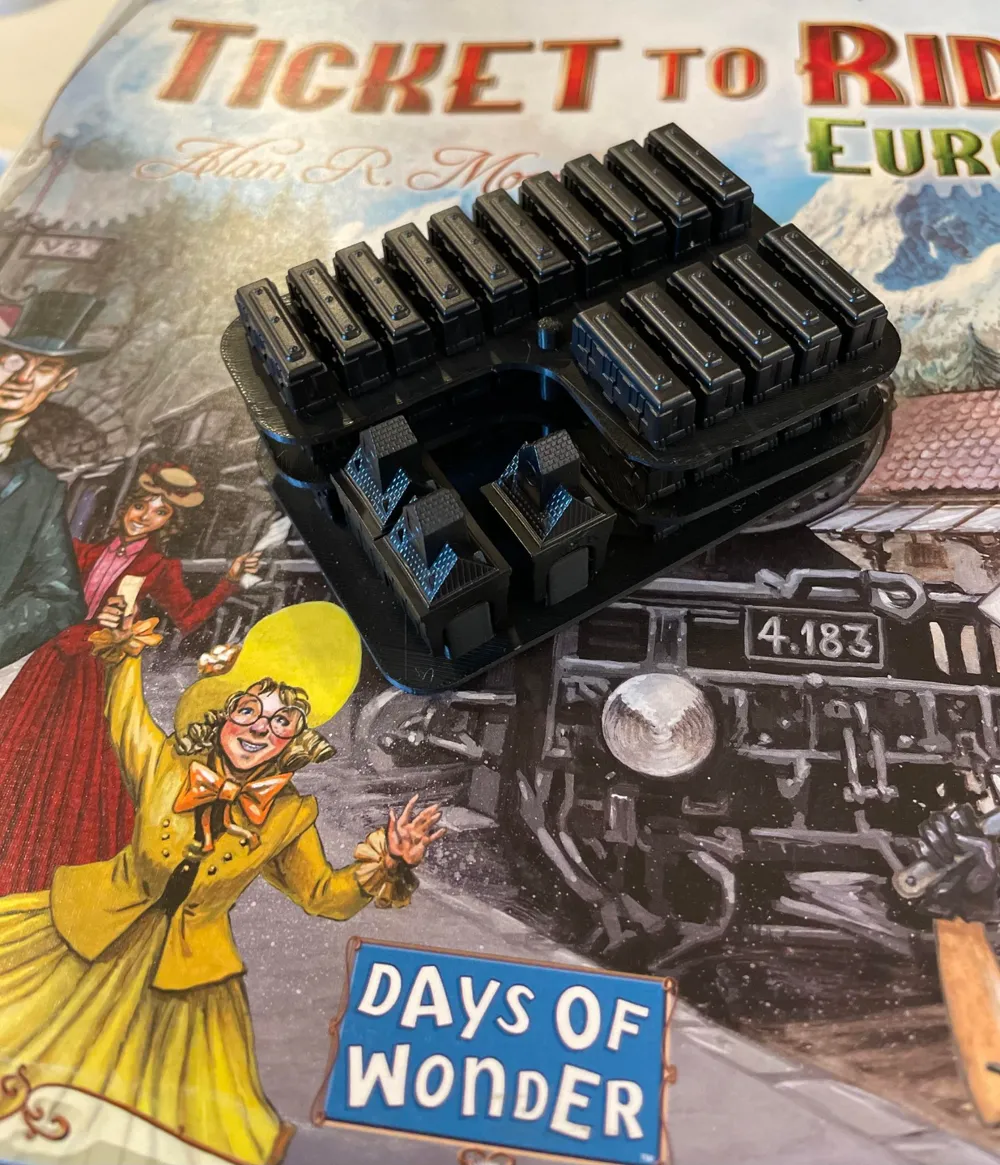 Ticket to Ride Europe - Train Tray / Plate, photo 4 of 4 - Ticket to Ride Europe - Train Tray / Plate Board Games & Tabletop