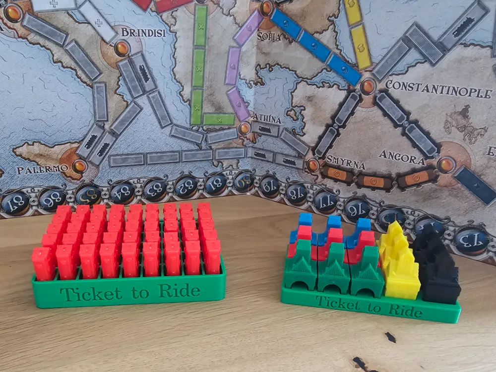 Ticket to Ride Holder Waggons, Cards & Stations - Board Games, in stock in India