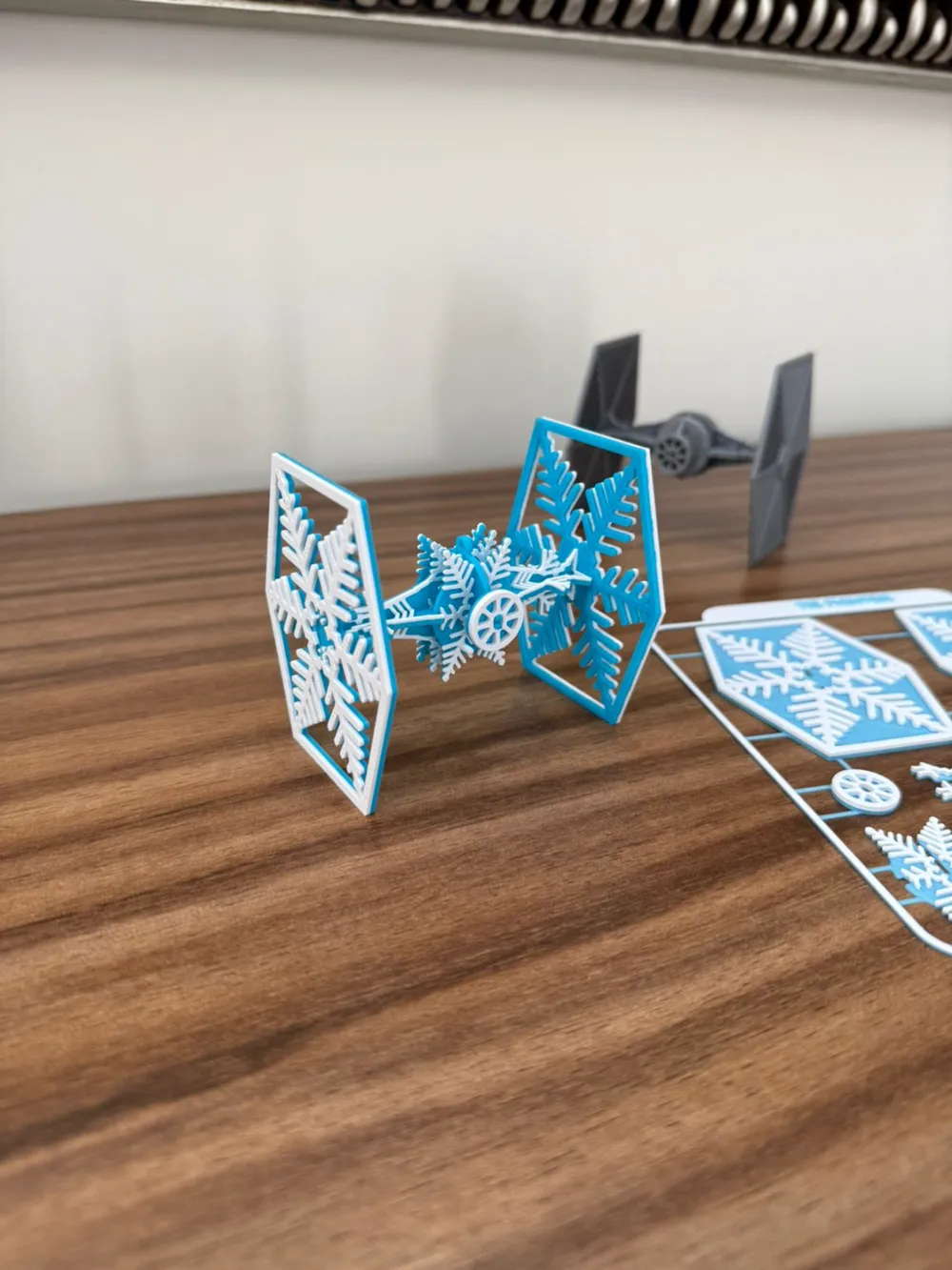 Tie Fighter snow flake kit card, photo 4 of 4 - Tie Fighter snow flake kit card Toys & Games