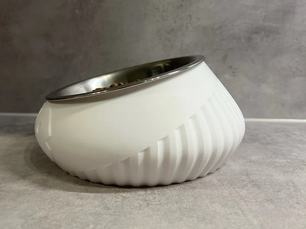 Tilted holder for cat bowl - Food version, photo 4 of 4 - Cat Bowls & Feeders, catfood