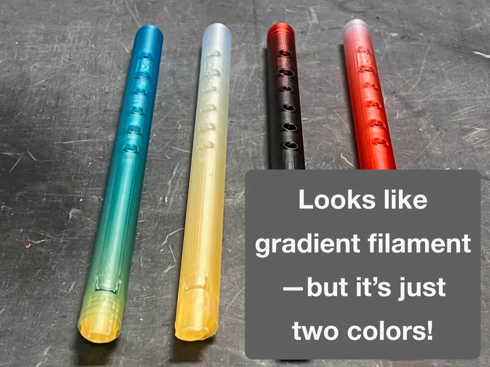 Tin Whistle, One Piece, 2 Colors
