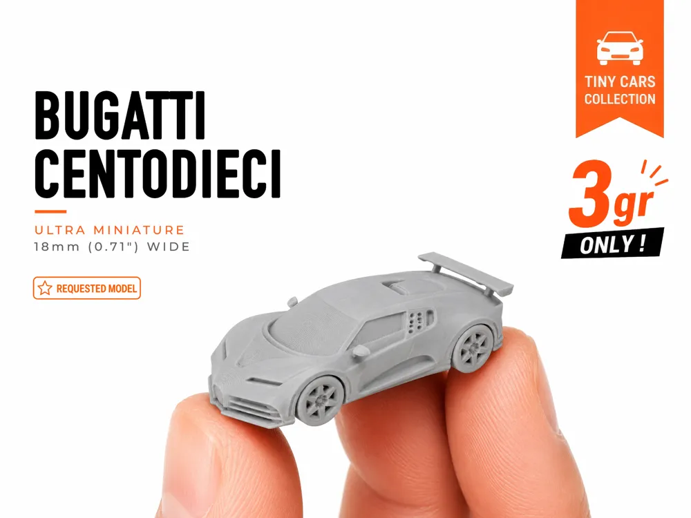 Tiny Bugatti Centodieci - Mini Cars Series