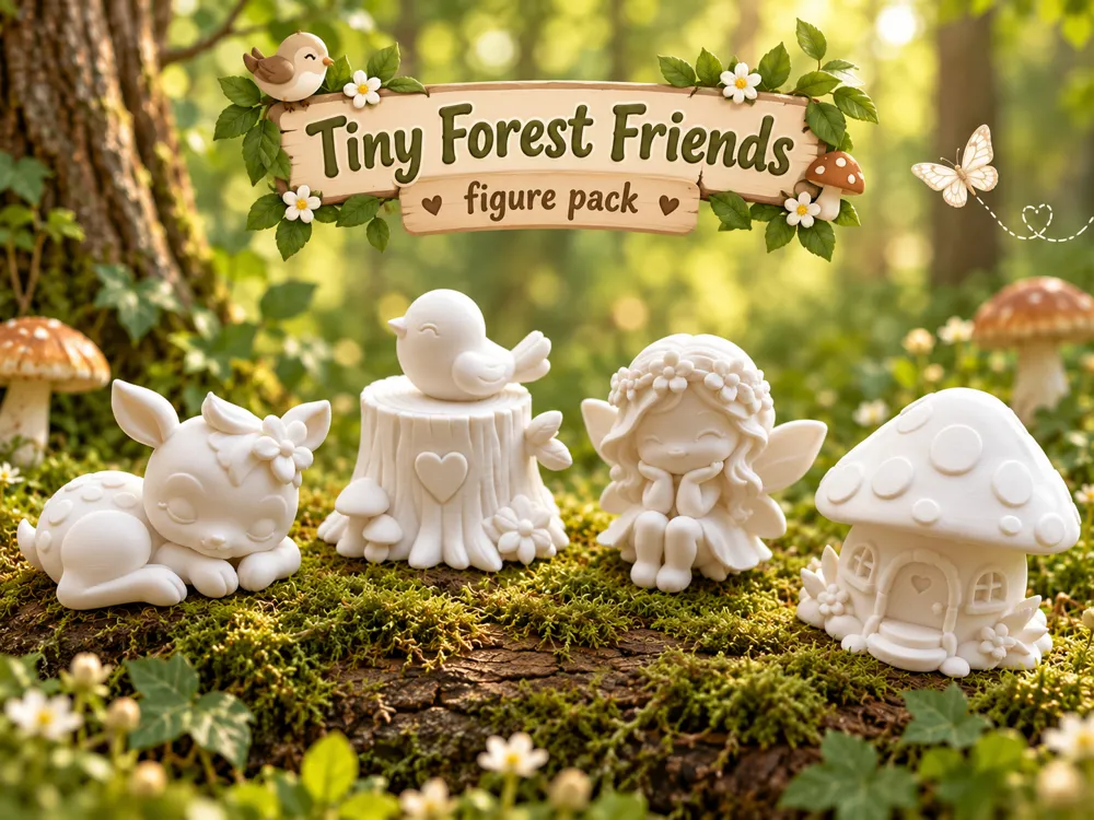 Tiny forest friends figure pack - Decor, in stock in India