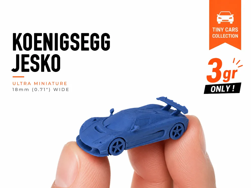 Tiny Koenigsegg Jesko - Mini Cars Series