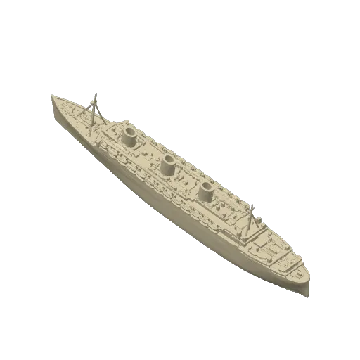 Tiny SS Normandie, photo 4 of 4 - Tiny SS Normandie Miniatures