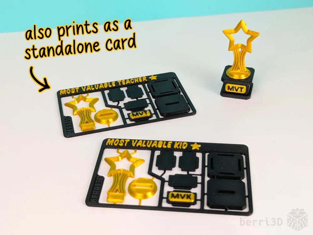 Tiny Trophy Teacher Gift Card Kit Card Holder, photo 4 of 4 - Tiny Trophy Teacher Gift Card Kit Card Holder Learning & STEM