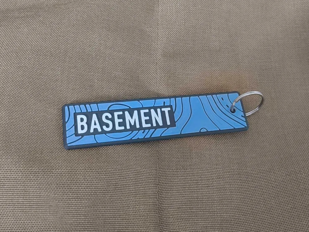 Topo Keyring - Customizable, photo 3 of 4 - Photo & Custom Keychains, topo map