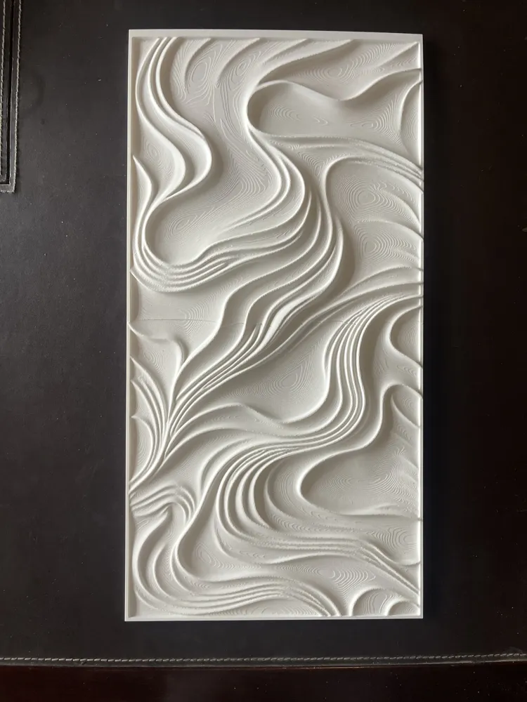 Topography Wall Art Panel Decor, photo 3 of 4 - Topography Wall Art Panel Decor Home Decor Items
