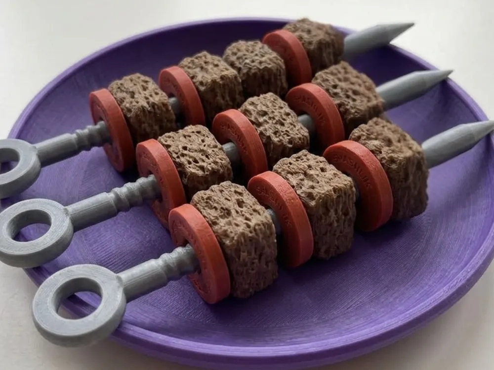 Toy Kebab Skewers Set, photo 4 of 4 - Toy Kebab Skewers Set Board Games & Tabletop