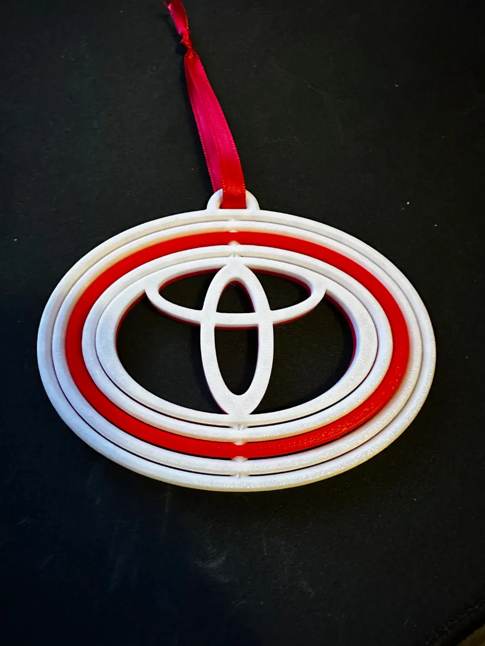 Toyota Gyro Christmas Ornament - Rotating Logo, photo 2 of 3 - Gyroscopes & Gyro Spinners, christmas ornaments