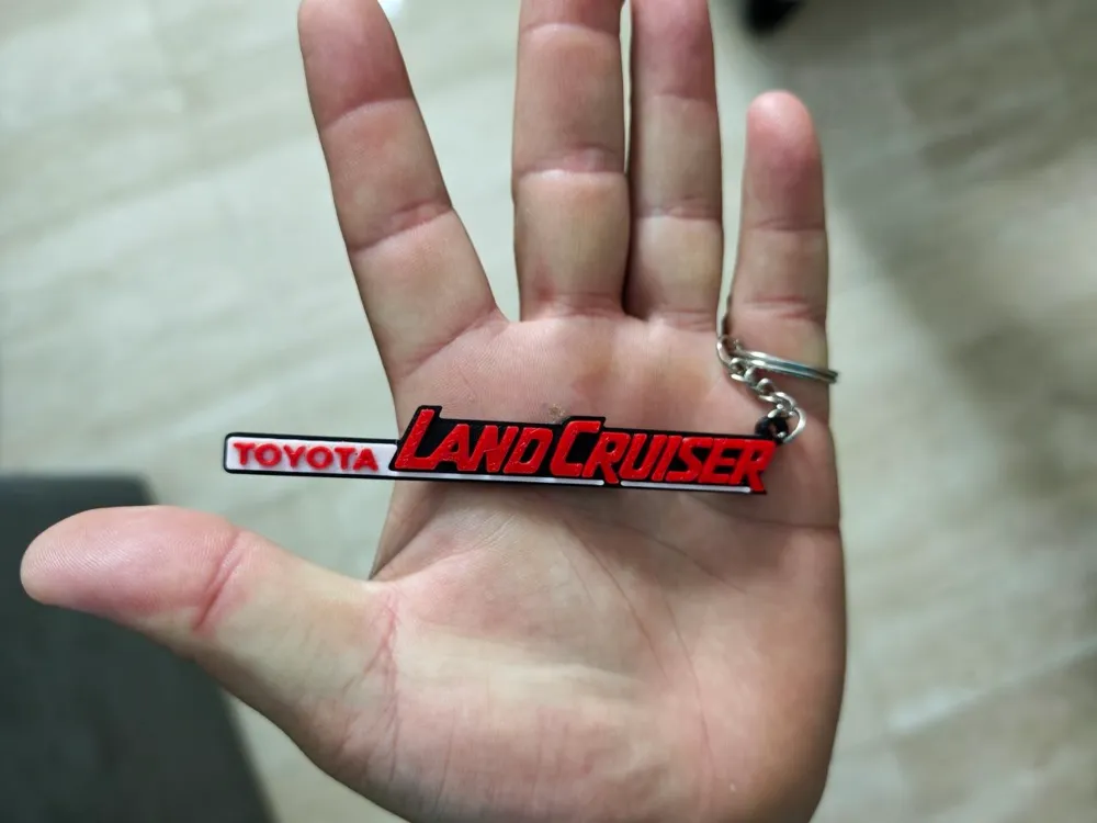 Toyota land cruiser keychain - Photo Keychains, in stock in India