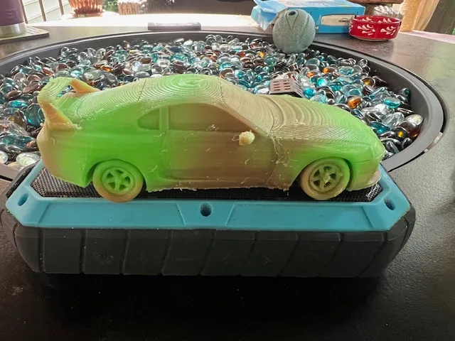 Toyota Supra with changeable wheels, photo 2 of 4 - Valve Caps & Wheel Accessories, skyline