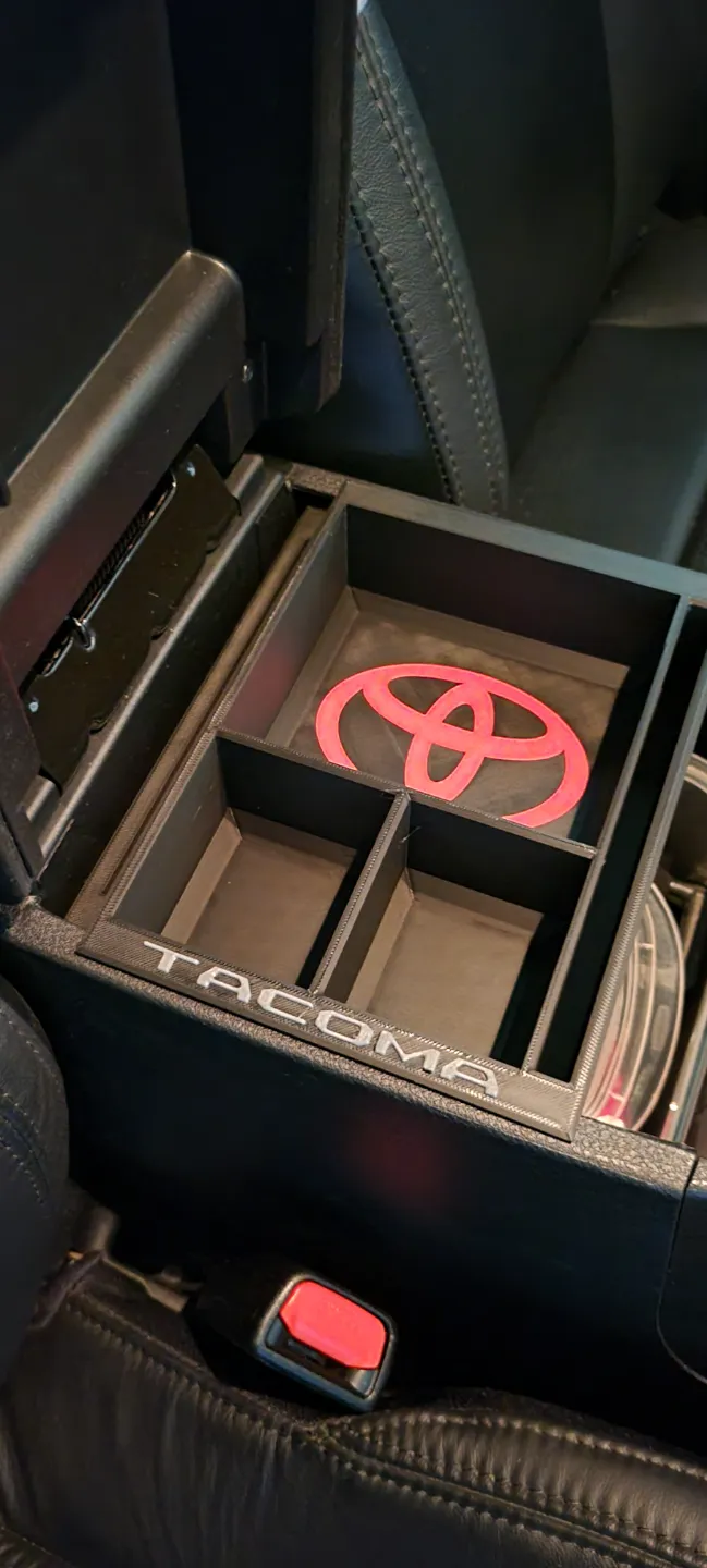 Toyota Tacoma 3rd Gen. Center Console Tray 2016-23, photo 4 of 4 - Car Organisers, Hooks & Bins, automotive