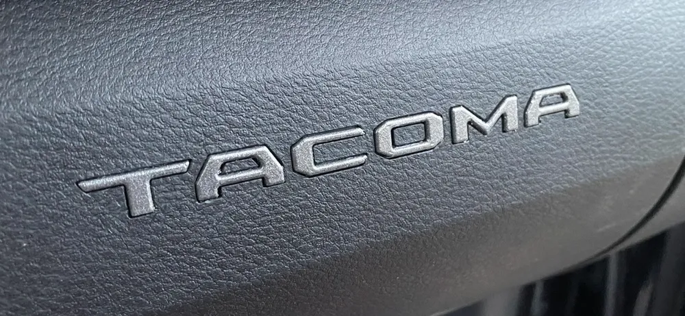 Toyota Tacoma Glove Box Compartment Letters, another view - Car Organisers, Hooks & Bins, Car & Vehicle