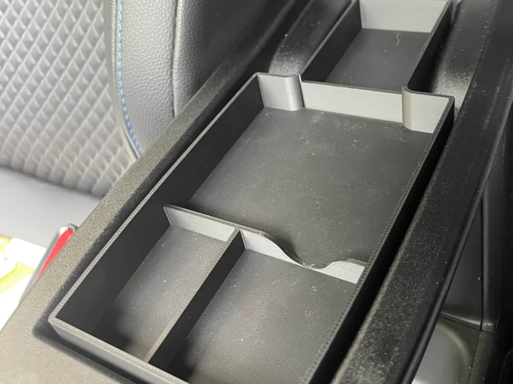Toyota Yaris armrest storage organizer