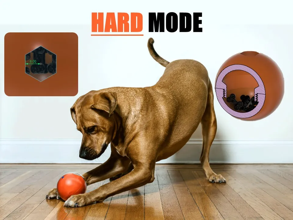 Treat Ball for Dogs and Cats, photo 4 of 4 - Cat Bowls & Feeders, toy