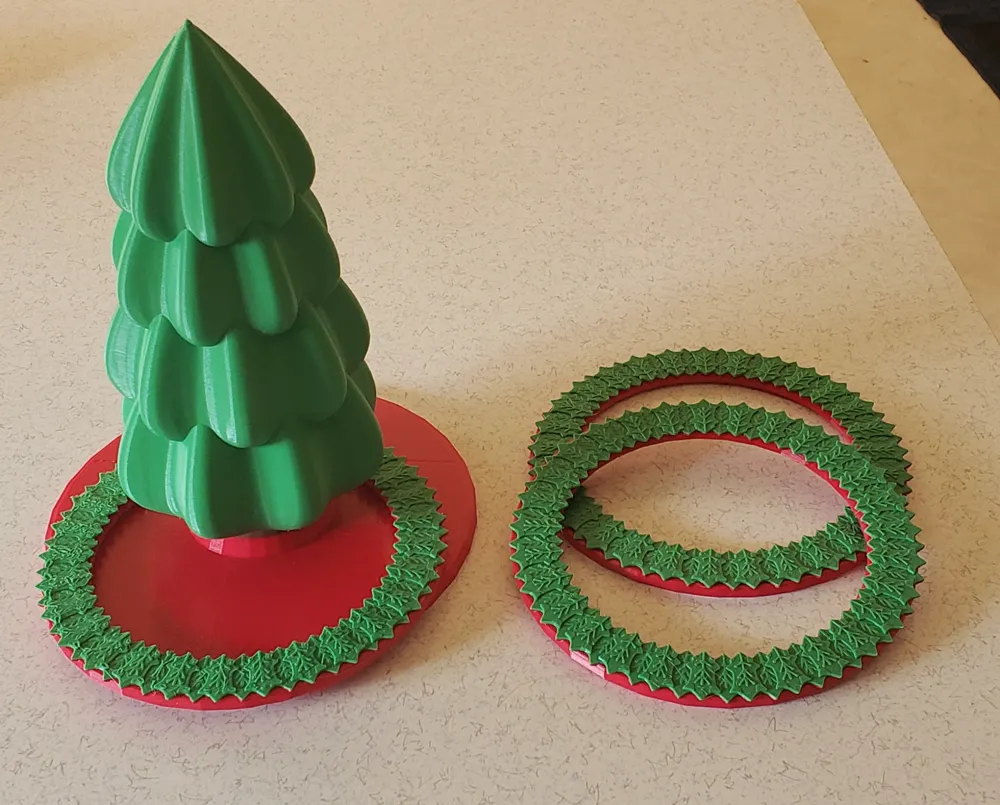 Tree Ring Toss, photo 4 of 4 - Christmas Tree Toppers & Stands, christmas tree