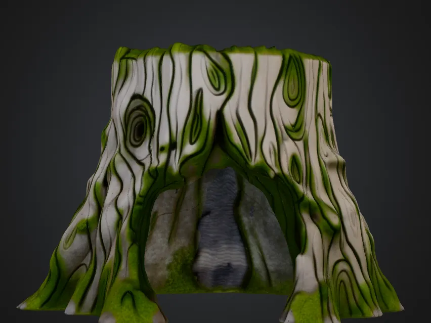 Tree Trunk 2-in-1 Snake Hide & Water Bowl