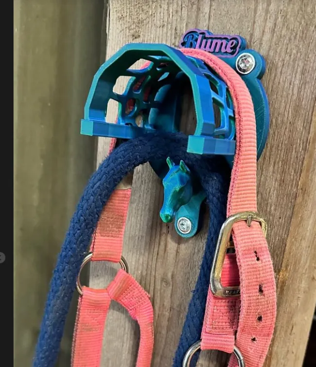 Trensenhalter mit Pferdekopf - bridle holder Horse Head
