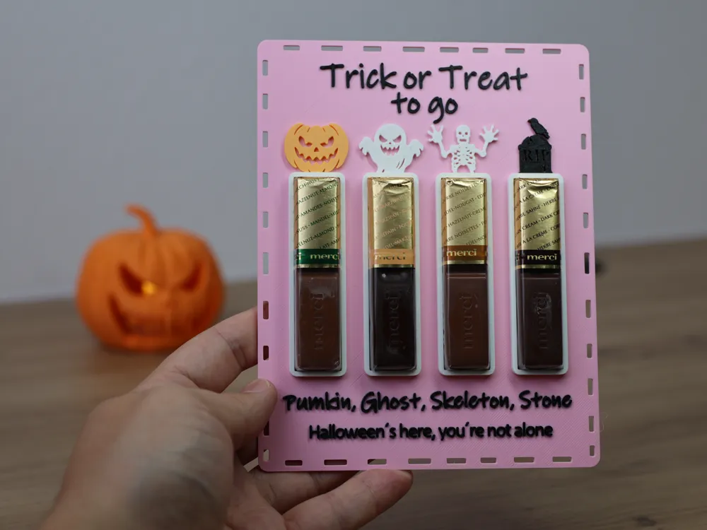 Trick or Treat To Go, Schokoladenhalter für Merci - Festivities, in stock in India